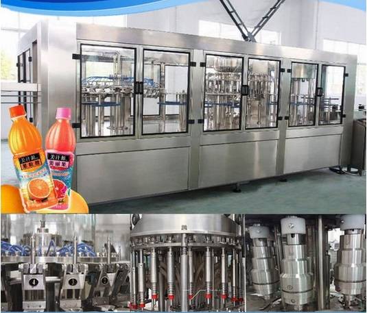 Automatic Fruit Juice Filling Machine